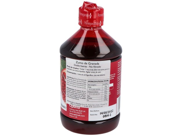 Zumo De Granada Pomegranate Alta Potencia 500Ml.