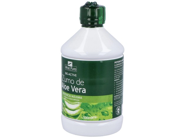 Aloe Pura Jugo Aloe Vera Fuerza Máxima 500Ml