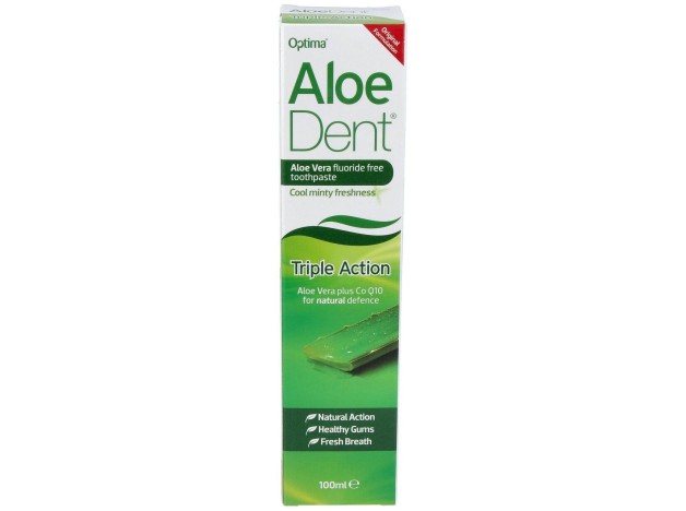 Aloedent Aloe Vera Triple Accion Dentifrico 100Ml.