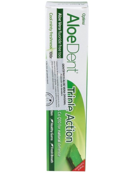 Aloedent Aloe Vera Triple Accion Dentifrico 100Ml.