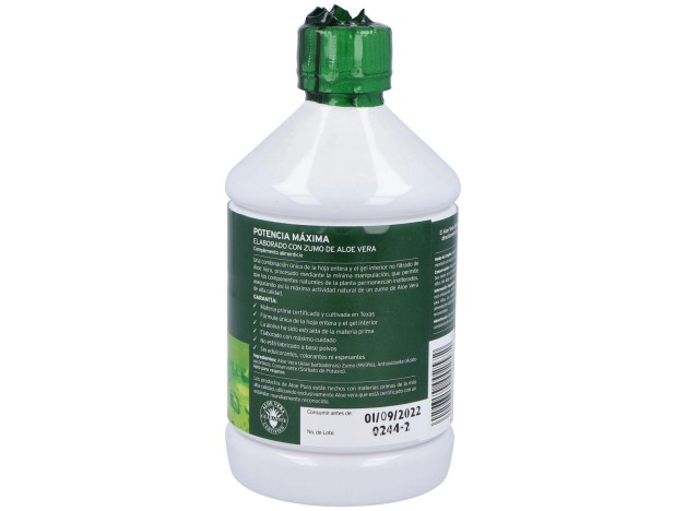 Aloe Pura Jugo Aloe Vera Fuerza Máxima 500Ml
