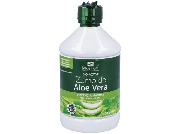 Aloe Pura Jugo Aloe Vera Fuerza Máxima 500Ml