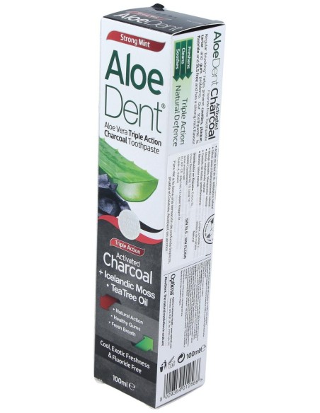 Aloedent Carbon Activo Dentifrico 100Ml.