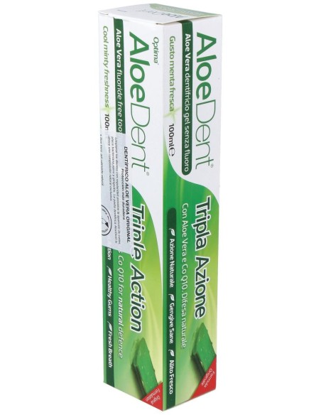 Aloedent Aloe Vera Triple Accion Dentifrico 100Ml.