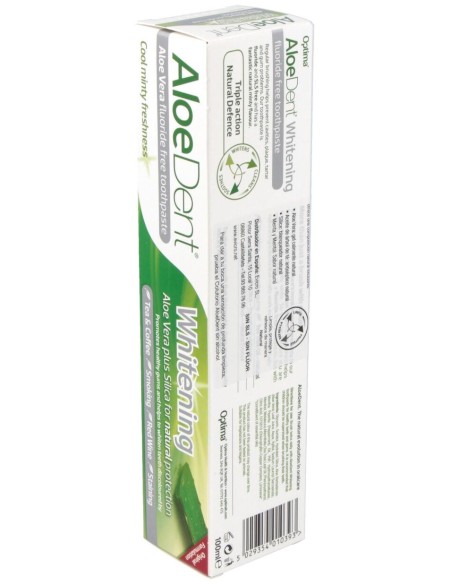 Aloedent Whitening Blanqueadora Dentifrico 100Ml.