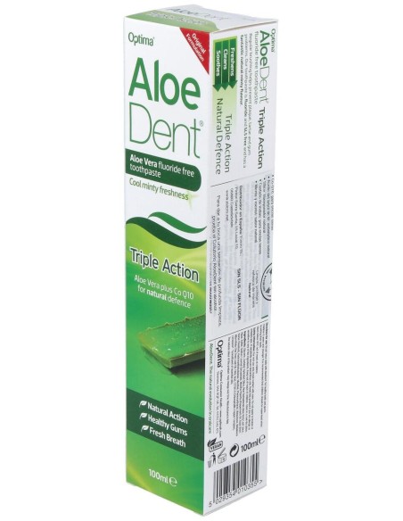 Aloedent Aloe Vera Triple Accion Dentifrico 100Ml.