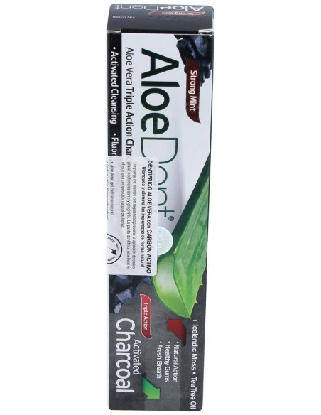 Aloedent Carbon Activo Dentifrico 100Ml.