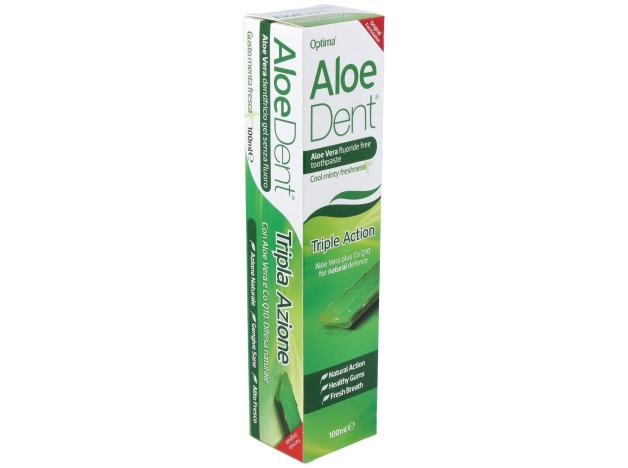 Aloedent Aloe Vera Triple Accion Dentifrico 100Ml.