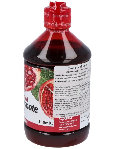Zumo De Granada Pomegranate Alta Potencia 500Ml.