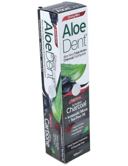 Aloedent Carbon Activo Dentifrico 100Ml.