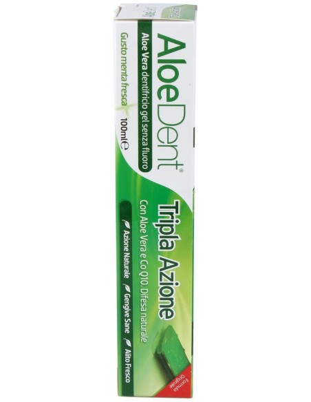 Aloedent Aloe Vera Triple Accion Dentifrico 100Ml.