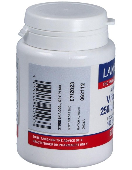 Vitamina E Natural 250 U.I. 100 Cap.