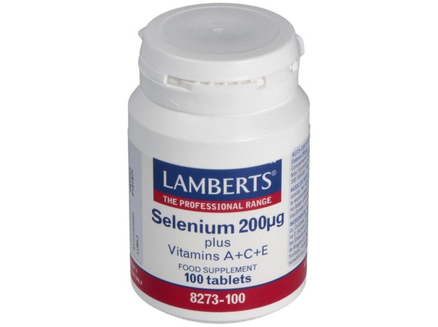 Lamberts Selenio 200Μg + Vitaminas A+C+E 100...