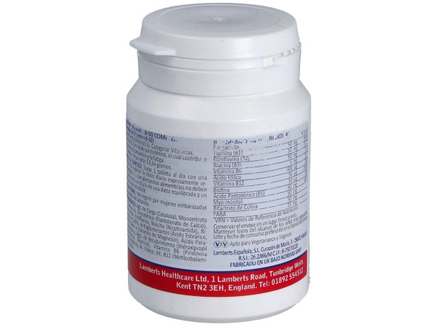 Complejo De Vitaminas B-50 60 Cápsulas