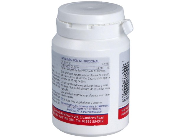 Zinc (Como Citrato) 15 Mg. 90Comp.