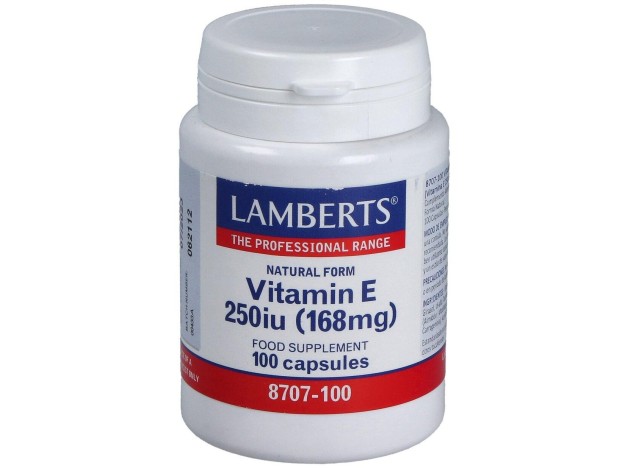 Vitamina E Natural 250 U.I. 100 Cap.