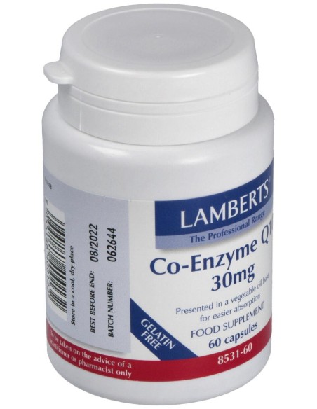 Lamberts Co-Enzyme Q10 30Mg 60Cáps