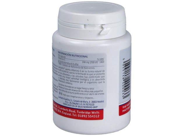 Vitamina E Natural 250 U.I. 100 Cap.