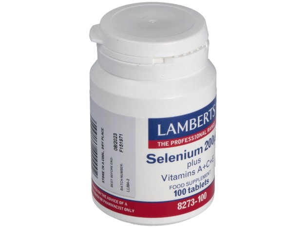 Lamberts Selenio 200Μg + Vitaminas A+C+E 100...