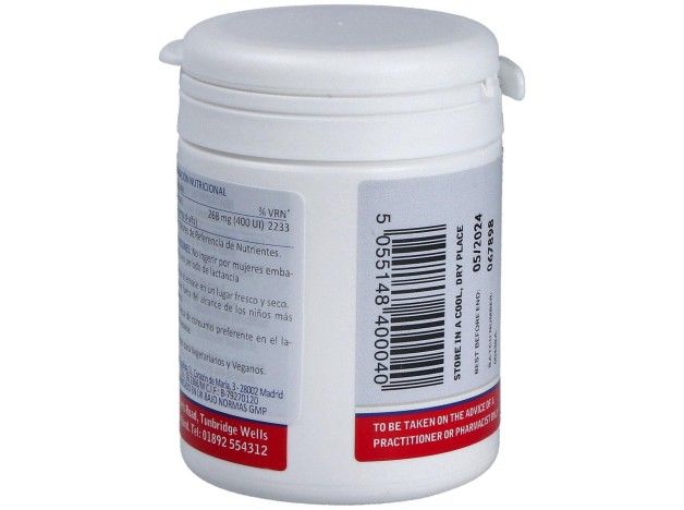 Vitamina E Natural 400Ui 60 Cap.