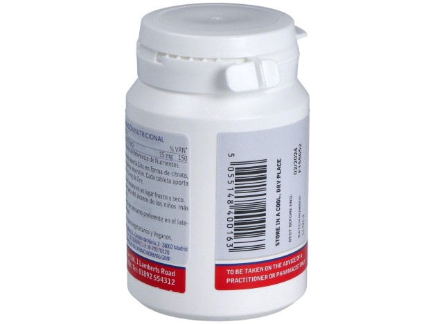 Zinc (Como Citrato) 15 Mg. 90Comp.