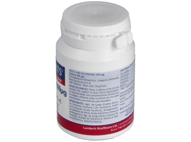 Lamberts Selenio 200Μg + Vitaminas A+C+E 100...
