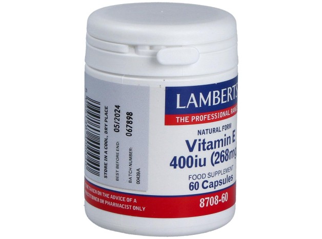 Vitamina E Natural 400Ui 60 Cap.