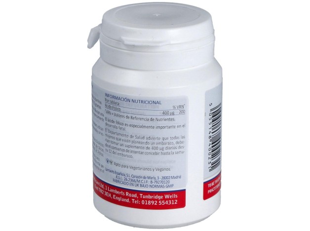 Lamberts Ácido Fólico 400G 100 Tabletas