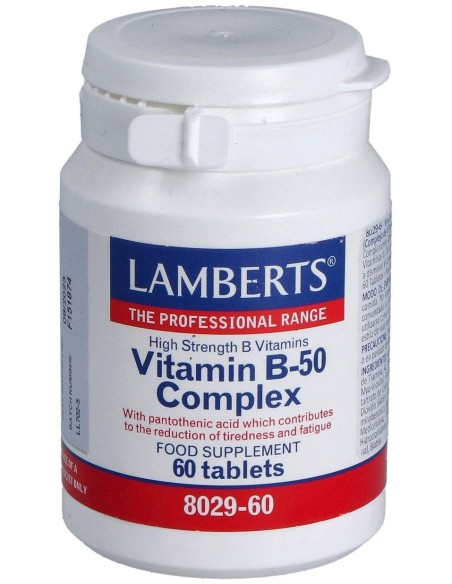 Complejo De Vitaminas B-50 60 Cápsulas