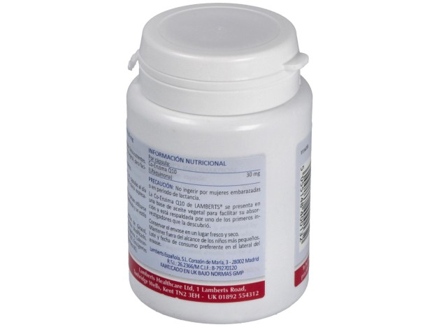 Lamberts Co-Enzyme Q10 30Mg 60Cáps