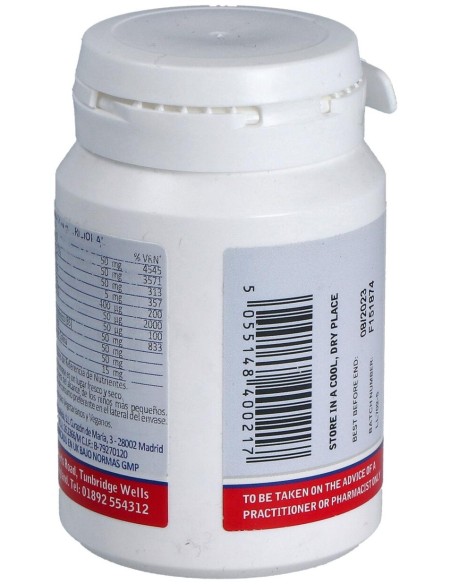 Complejo De Vitaminas B-50 60 Cápsulas