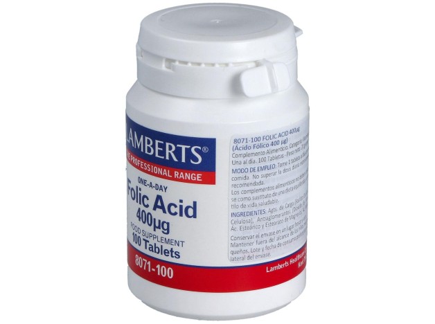 Lamberts Ácido Fólico 400G 100 Tabletas