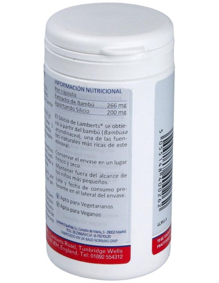 Silica (Silicio 200 Mg.) 90 Cap.