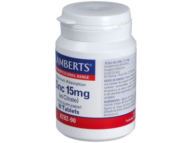 Zinc (Como Citrato) 15 Mg. 90Comp.