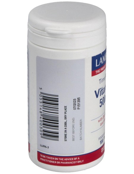 Vitamina C 500Mg Time De Lib. Sostenida 100 Comp.