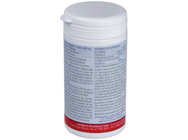 Vit.C 1000Mg. Time De Liberacion Sostenida 60 Comp