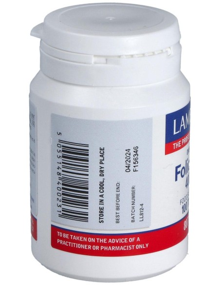 Lamberts Ácido Fólico 400G 100 Tabletas
