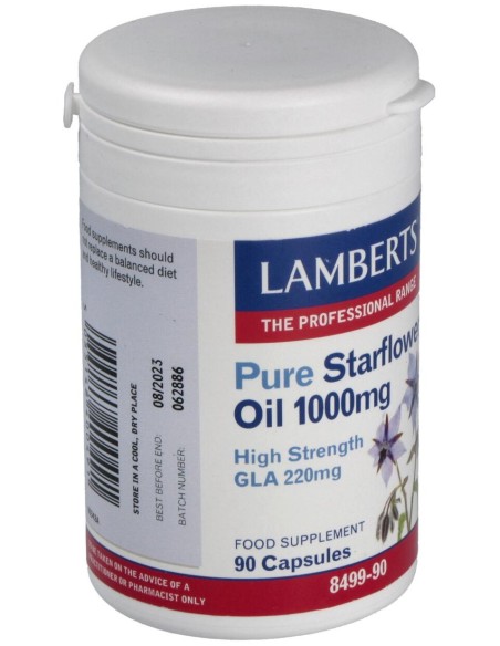 Aceite De Borraja Puro 1000Mg(High Gla215Mg)90Cap.
