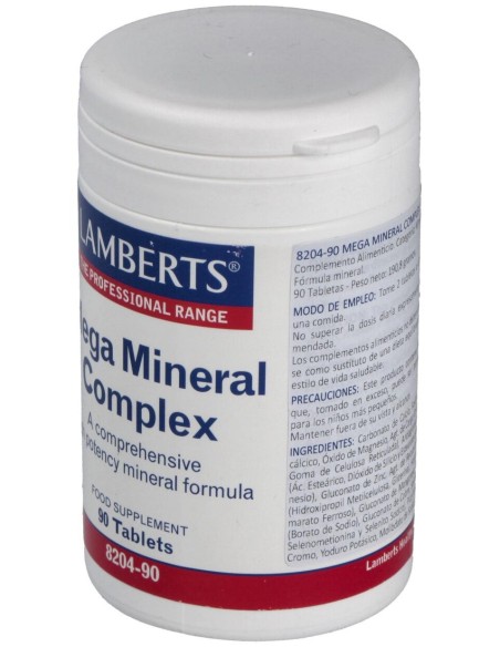 Lamberts Mega Mineral Complex 90 Tabletas