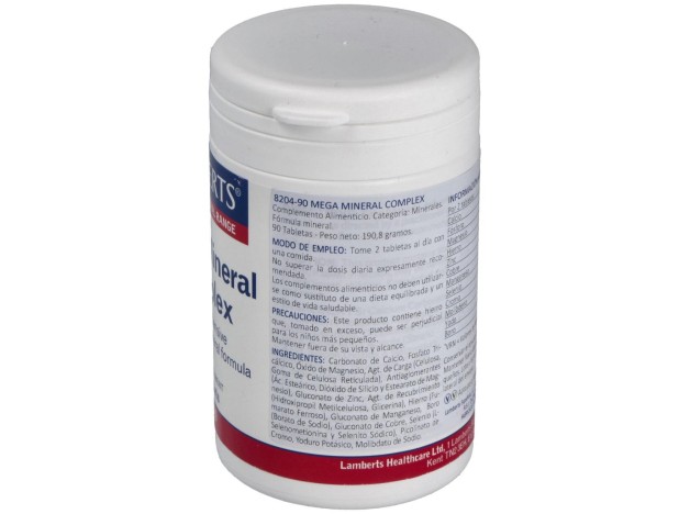 Lamberts Mega Mineral Complex 90 Tabletas