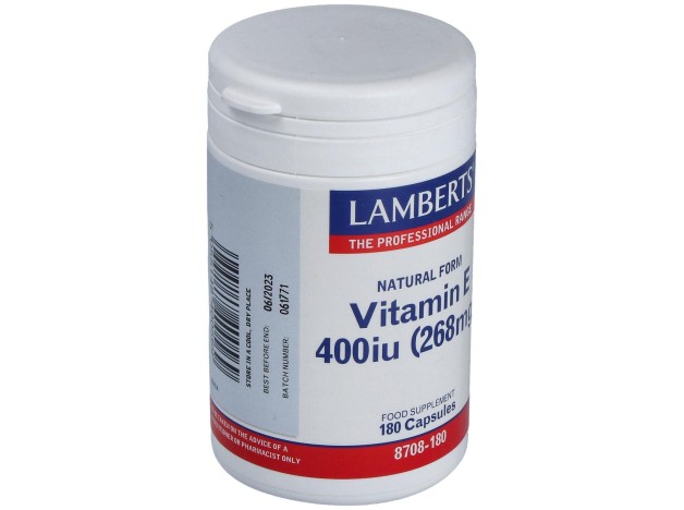 Lamberts Vitamina E Natural 400Ui 180 Comprimidos