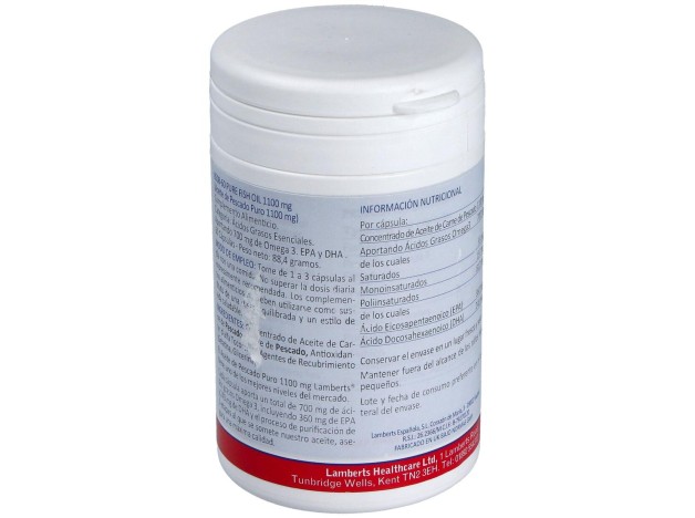 Aceite De Pescado Puro-Omega 3 Alta Pot. 60Perla