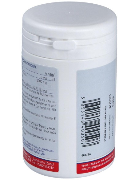 Lamberts Aceite De Prímula 1000Mg 90 Cáps.