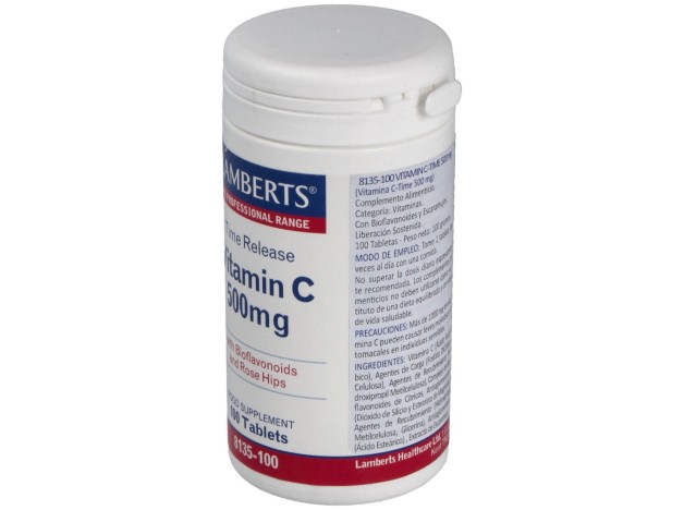 Vitamina C 500Mg Time De Lib. Sostenida 100 Comp.