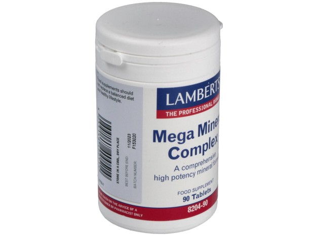Lamberts Mega Mineral Complex 90 Tabletas