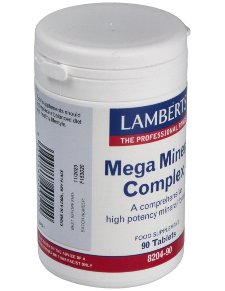 Lamberts Mega Mineral Complex 90 Tabletas