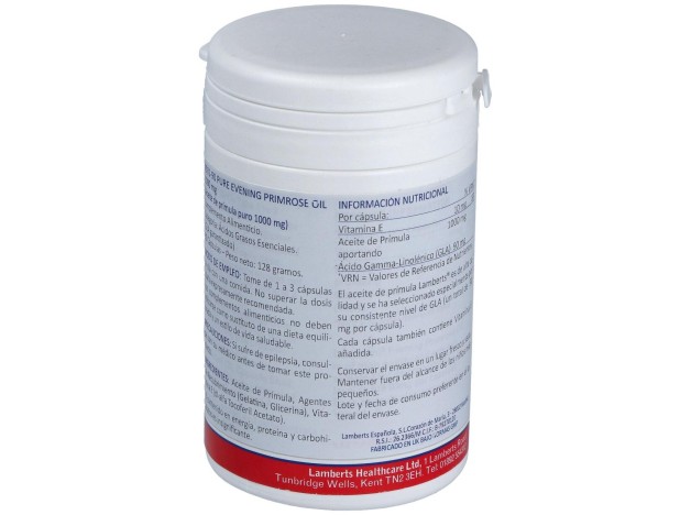 Lamberts Aceite De Prímula 1000Mg 90 Cáps.