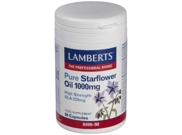Aceite De Borraja Puro 1000Mg(High Gla215Mg)90Cap.