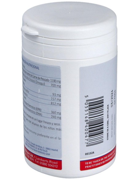 Aceite De Pescado Puro-Omega 3 Alta Pot. 60Perla