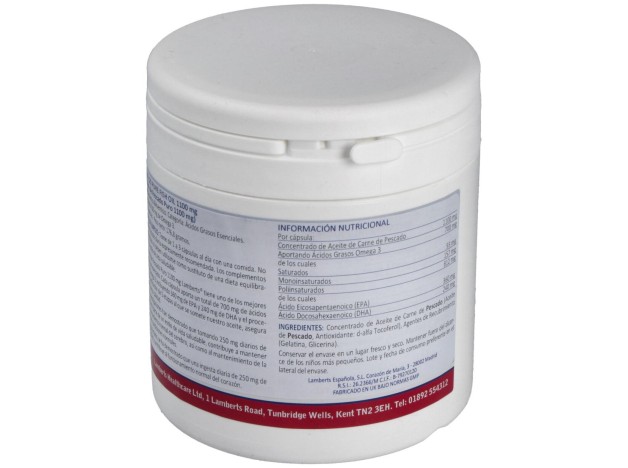 Aceite De Pescado Puro-Omega 3 Alta Pot. 120Perlas